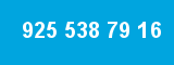 925 538 79 16 925 538 79 16